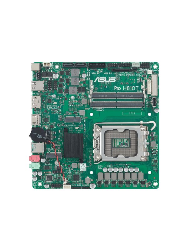 ASUS PRO H810T-CSM Emolevy - Intel H810 - Intel LGA1851 - DDR5 RAM - Mini-ITX