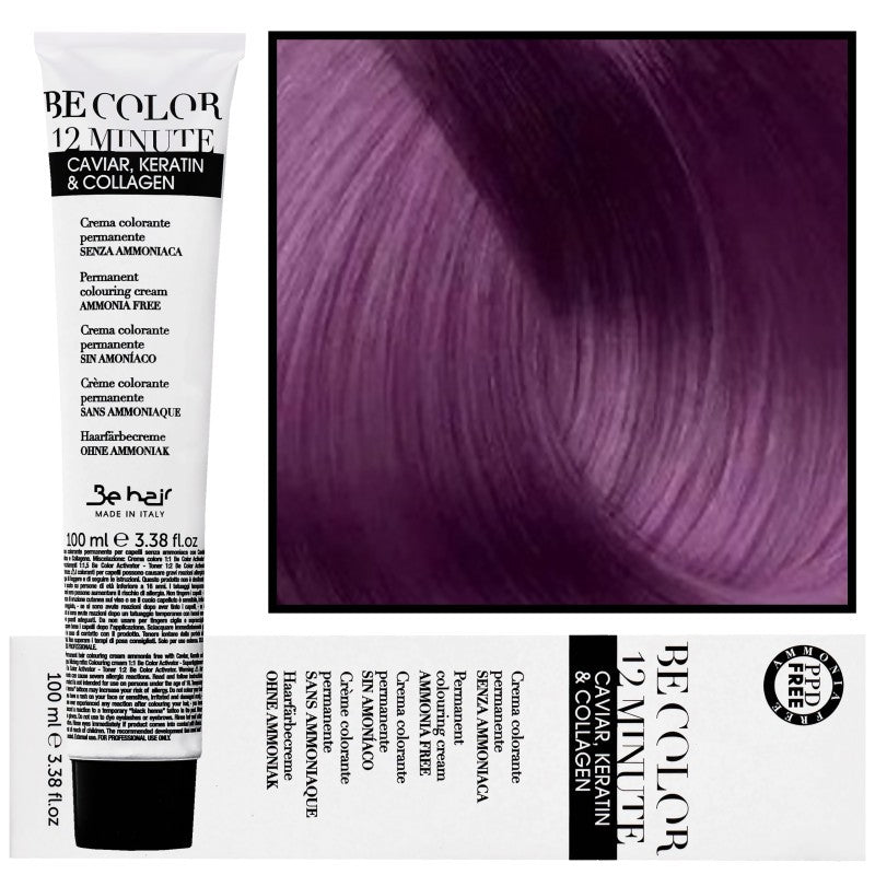 Be Hair Be Color Hiusväri 12 minuuttia 100ml 5,2 | Vaalea kastanjanruskea violetti