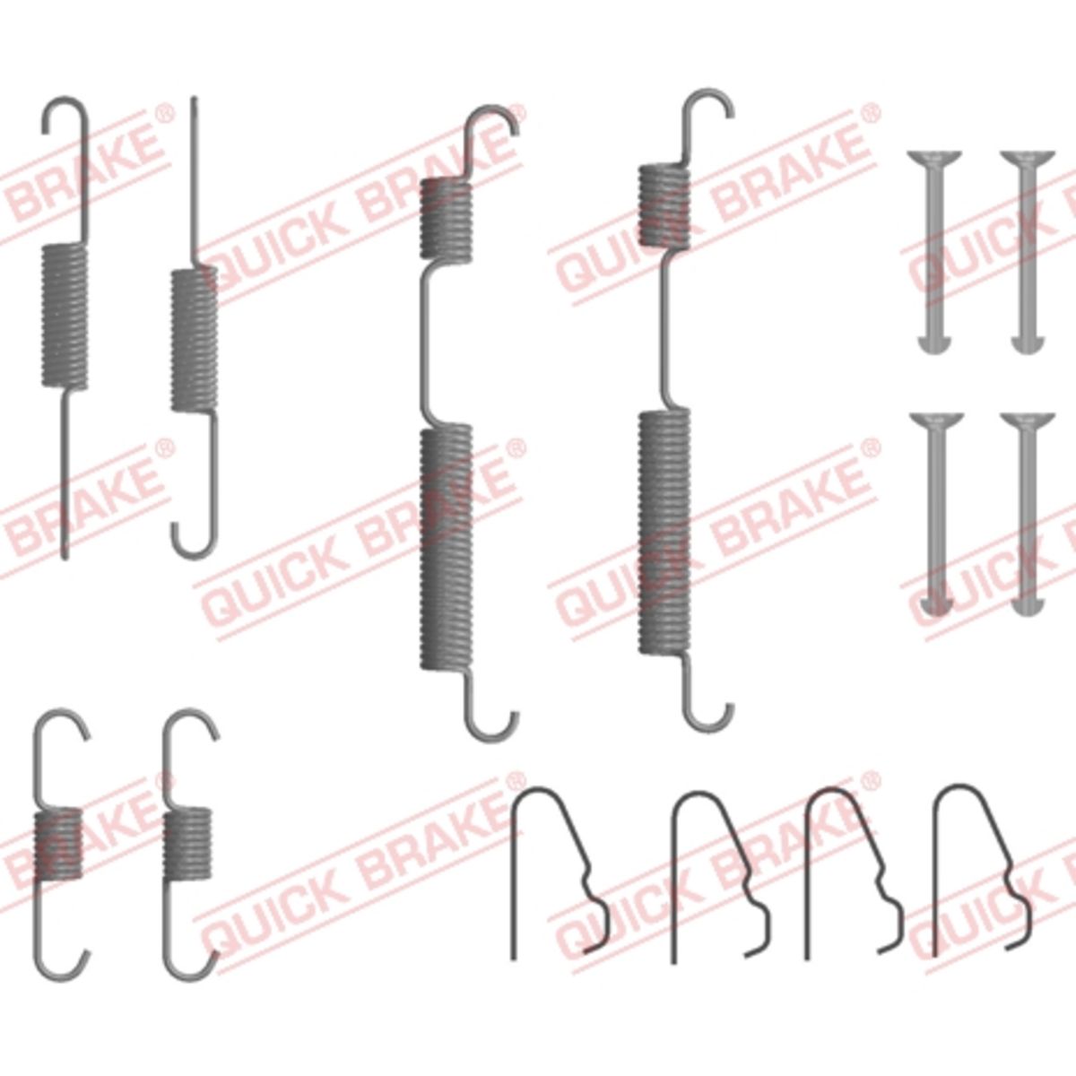 Tarvikesarja, jarrukengät QUICK BRAKE 105-0054