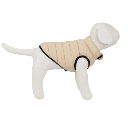 Peppy Buddies erittäin kevyt beige pehmoinen koiran takki - XXS