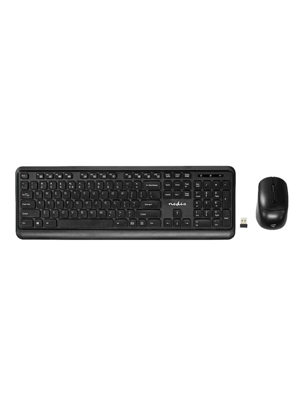 Hiiri ja Näppäimistö Paketti | Langaton | Hiiri- ja näppäimistöliitäntä: USB | 800 / 1200 / 1600 dpi | Säädettävä DPI | QWERTY |