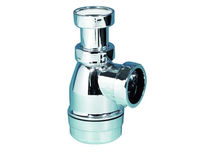 Purus water trap 32 mm x 114 with telescopic tube chrome