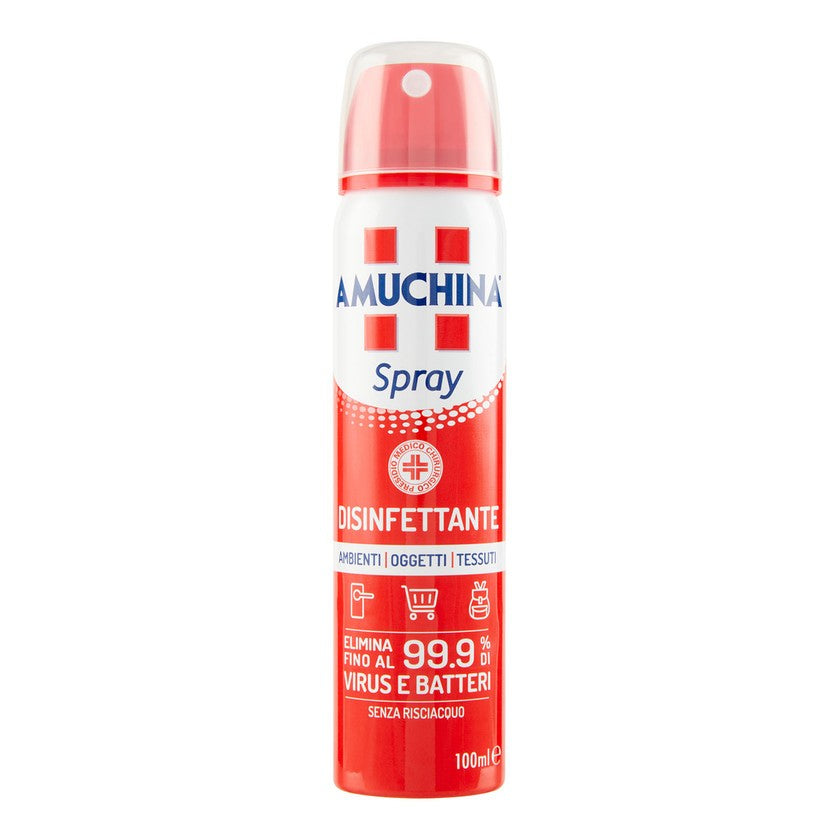Amuchina Desinfiointiaine Ympäristöihin, Esineisiin, Kankaisiin, Suihke 100 ml