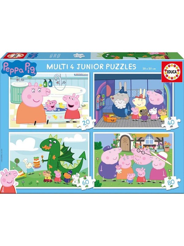 Peppa Pig -palapeli, 4 kpl, Educa