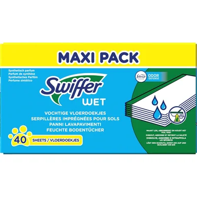 Swiffer Swiffer Sweeper Wet Pet Cleaning Clothes Refill 40-pack 8700216671972 Vastaa: N/A