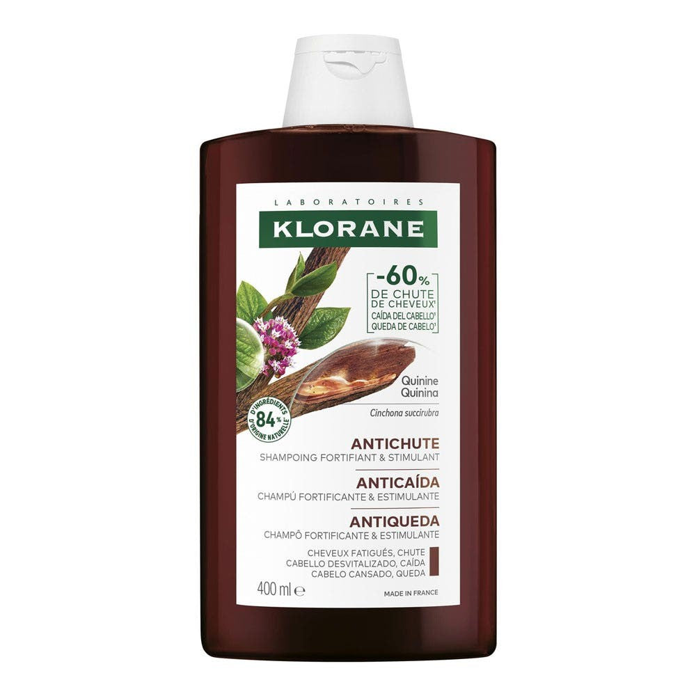 Klorane Kiniiniä ja luomualppitähtiä sisältävä vahvuushoitoaine väsyneille hiuksille 400ml