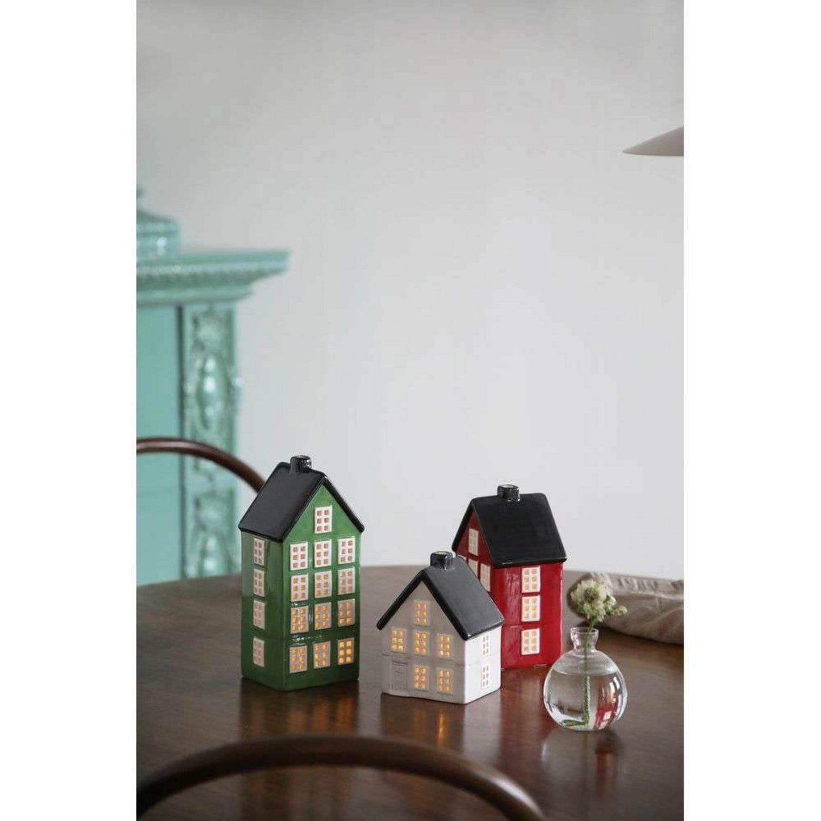 Portree Decoration Pöytävalaisin 3 pcs. Multicolour - Markslöjd - Olohuone - Keramiikka