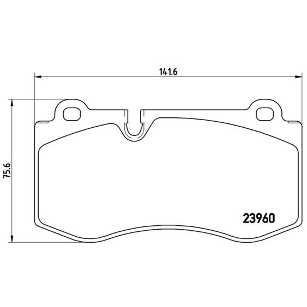 Jarrupalat, levyjarru BREMBO P 50 074