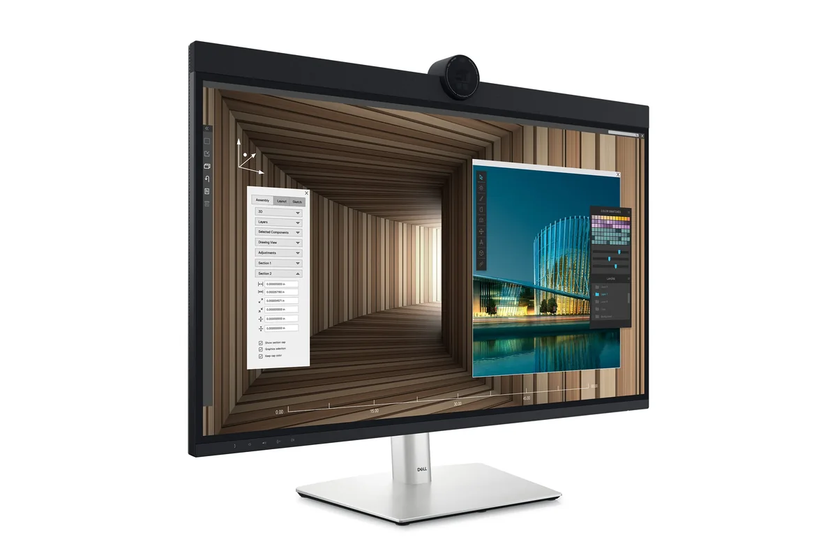 Dell UltraSharp U3224KBA 32" 6K Ultra HD, IPS Black -näyttö, USB-C hub