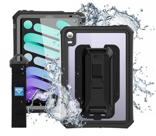 Armor-x Vedenpitävä Kotelo Ipad Mini 8.3" 6th Gen, Ipad Mini 8.3" 7th Gen Musta