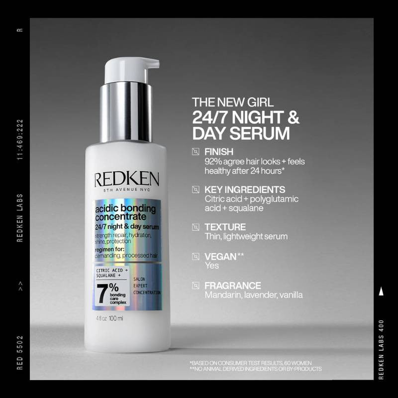 Redken Happinen Bonding Concentrate -päivä- ja yöseerumi 24/7 45ml