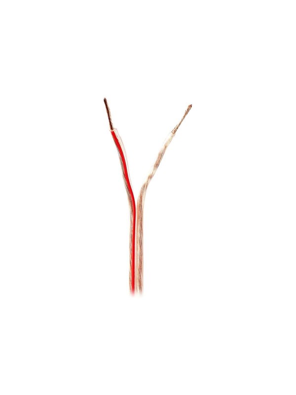 Nedis Kaiutinkaapeli | 2 x 1.50 mm2 | Kupari | 15.0 m | Pyöreä | PVC | Läpikuultava | Kela