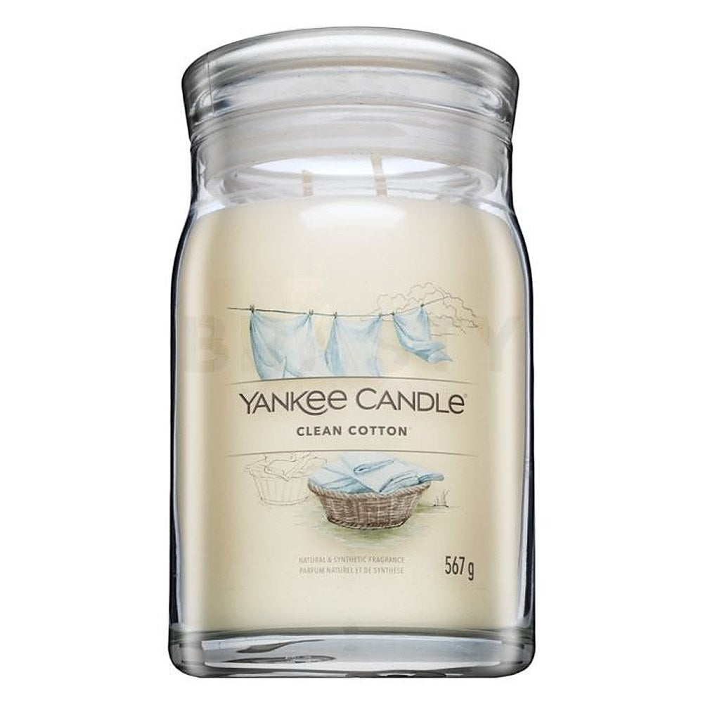 Yankee Candle Kynttilä Clean Puuvilla Signature - 567,0 g