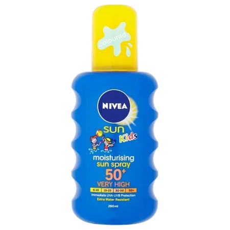 Nivea SPF 50+ Kids Kosteuttava Aurinkosuihke - 200 ml