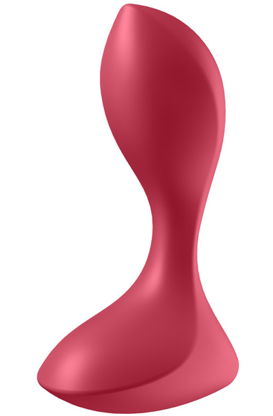 Satisfyer Backdoor Lover Plug Vibrator Red Värisevä anaalitappi