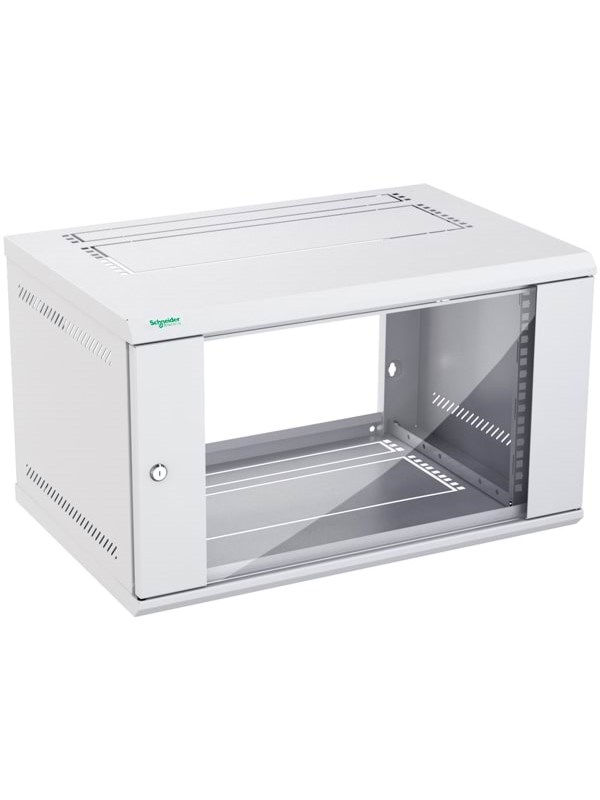 Schneider Electric Actassi 19'' kdb - seinäkiinnitteinen kd-laatikko 6u d400 f 19 lasitettu