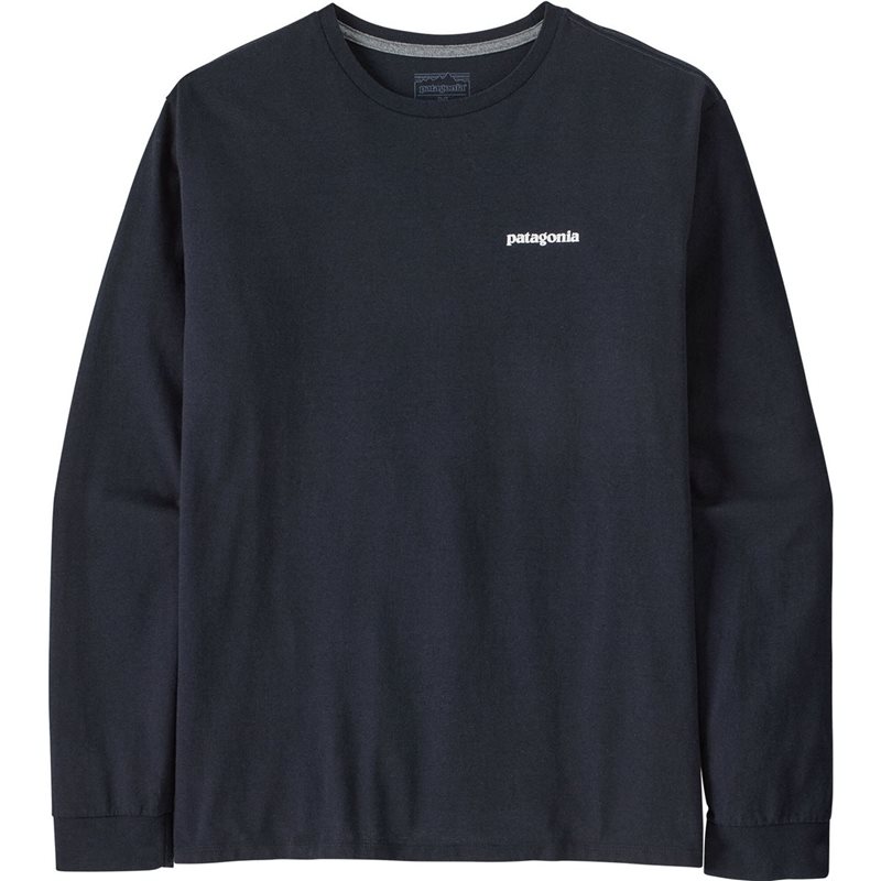Patagonia M's L/S P-6 Logo Responsibili-Tee New Navy - L