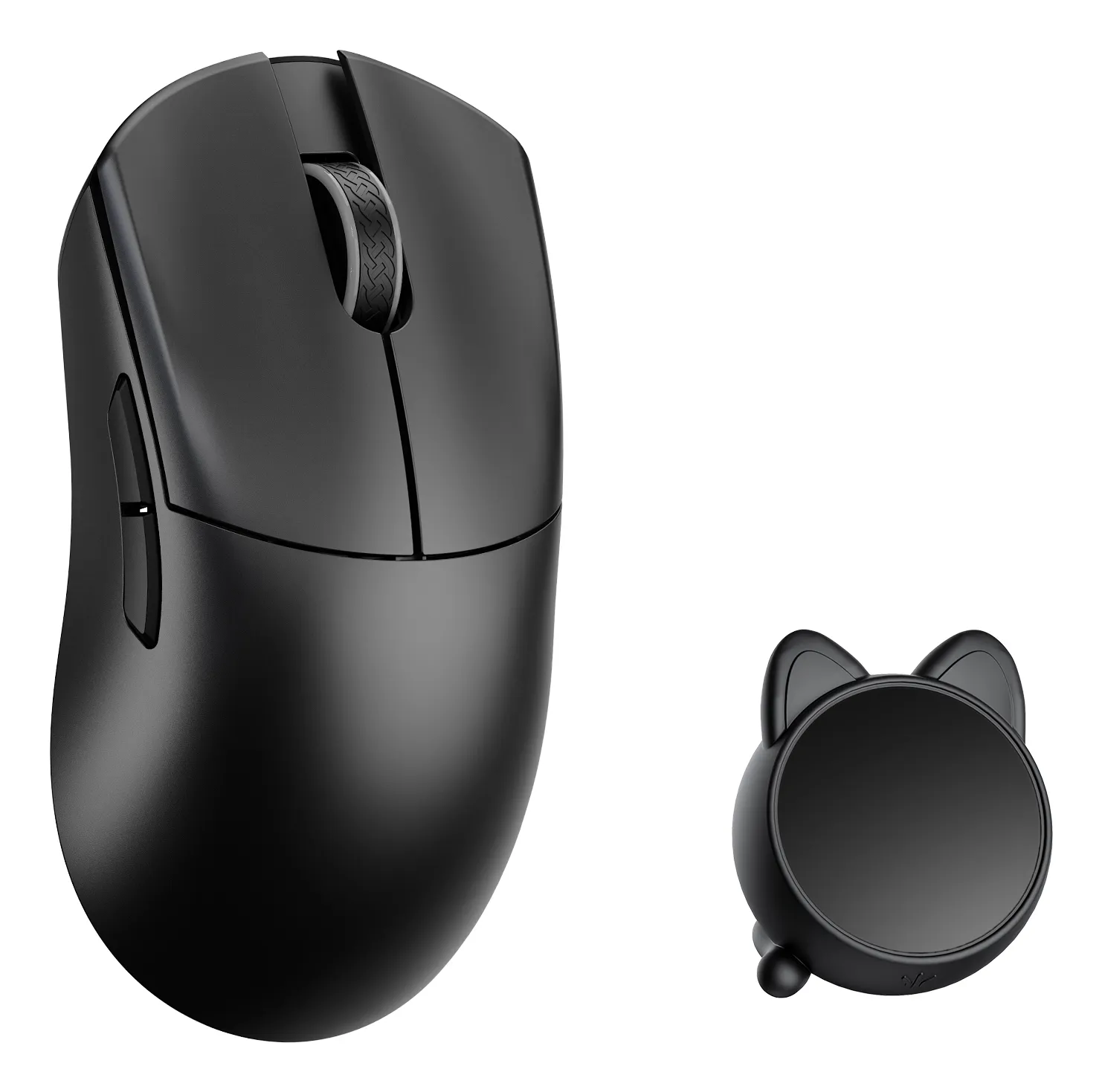 WLMouse HUAN Stainless Magnesium Alloy / Wireless 8K - Pelihiiri - Optinen - 5 painiketta - Musta