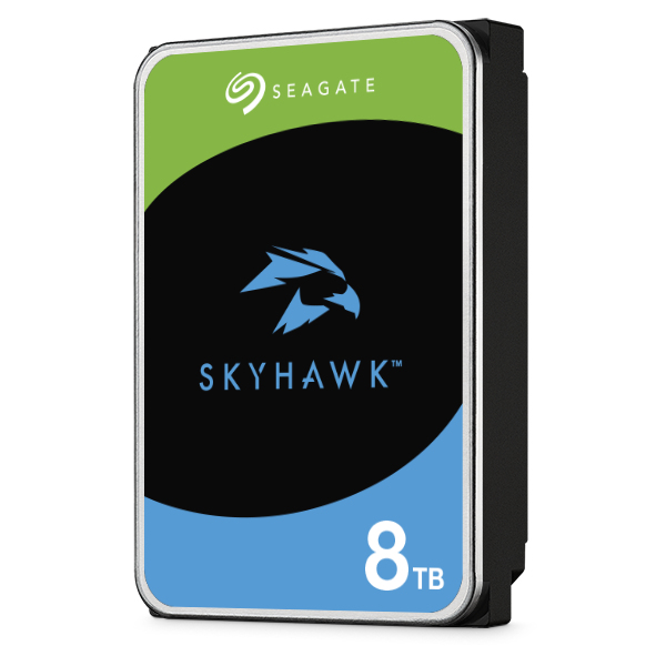 Seagate SkyHawk ST8000VX010 - Kiintolevy - 8 TB - sisäinen - 3,5 - med 3 års Seagate Rescue Data Recovery (Seagate Rescue Data Recovery)