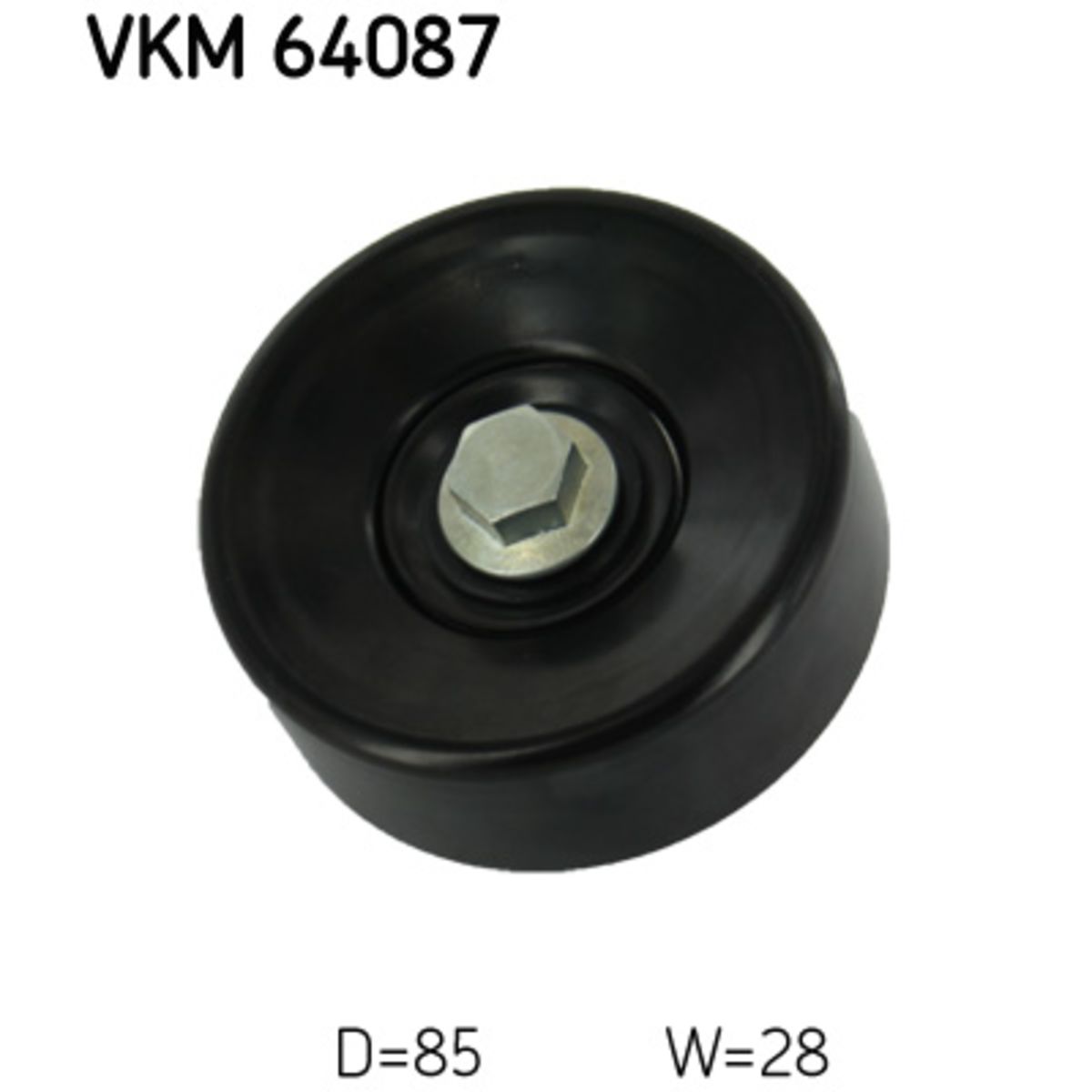 Ohjainrulla, moniurahihna SKF VKM 64087