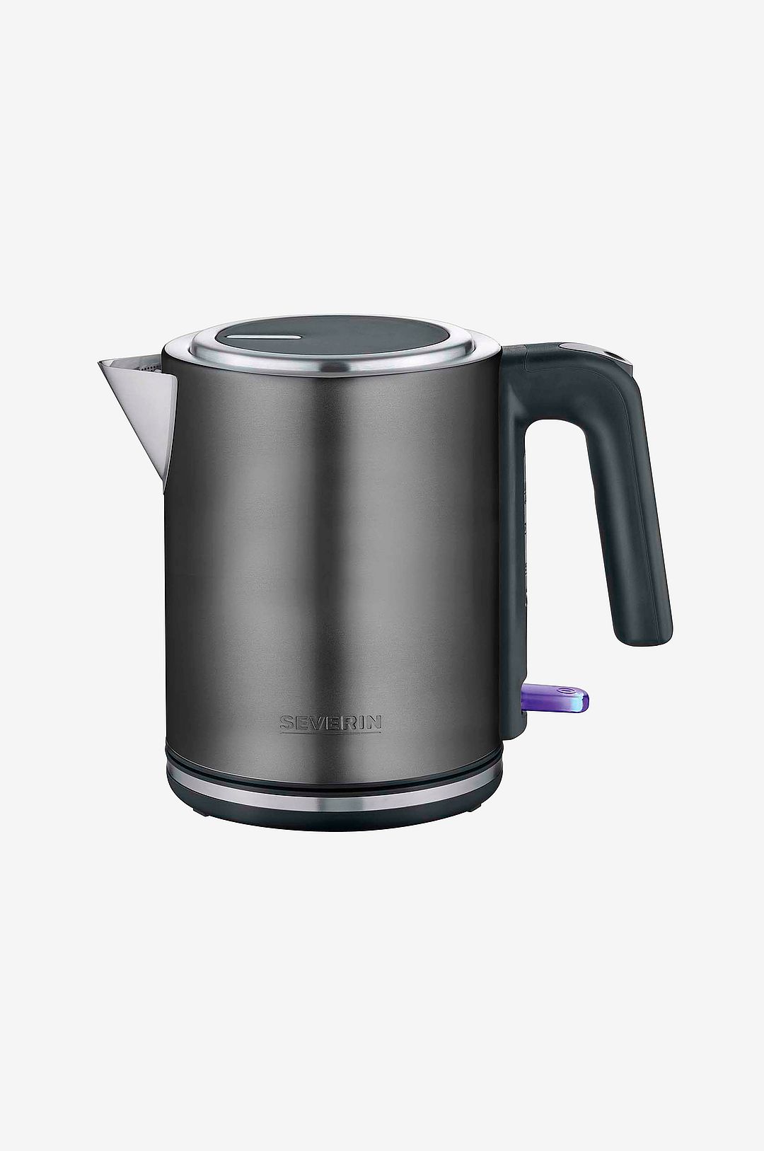 Vedenkeitin 1L, tumma ruostumaton teräs, 2400W