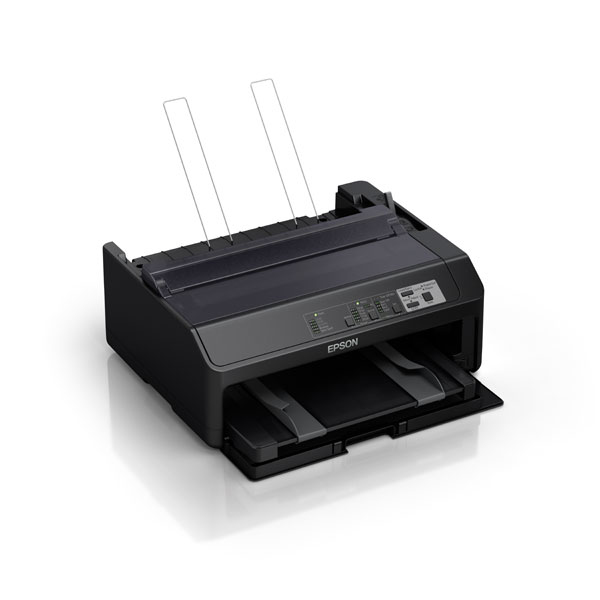 Epson FX 890IIN - Tulostin - S/H - pistematriisi - Rulle (21,6 cm), JIS B4, 254 mm (bredde) - 240 x 144 dpi - 9-nastainen - op til 738 tegn/sek. - rinnakkainen, USB 2.0, LAN
