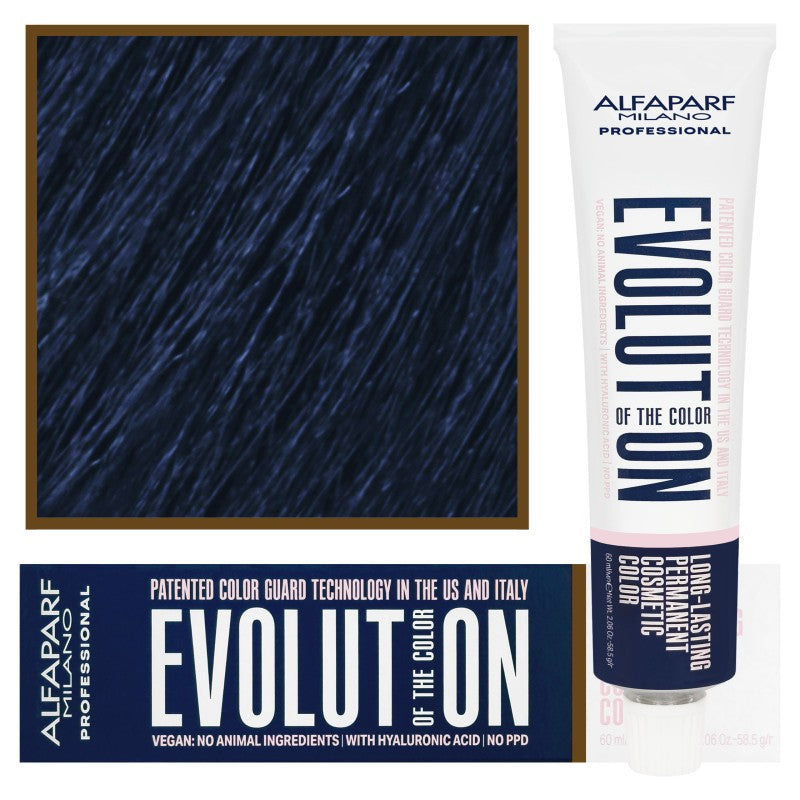 Alfaparf Evolution - hiusväri, 60 ml 1,11 | Musta-sininen