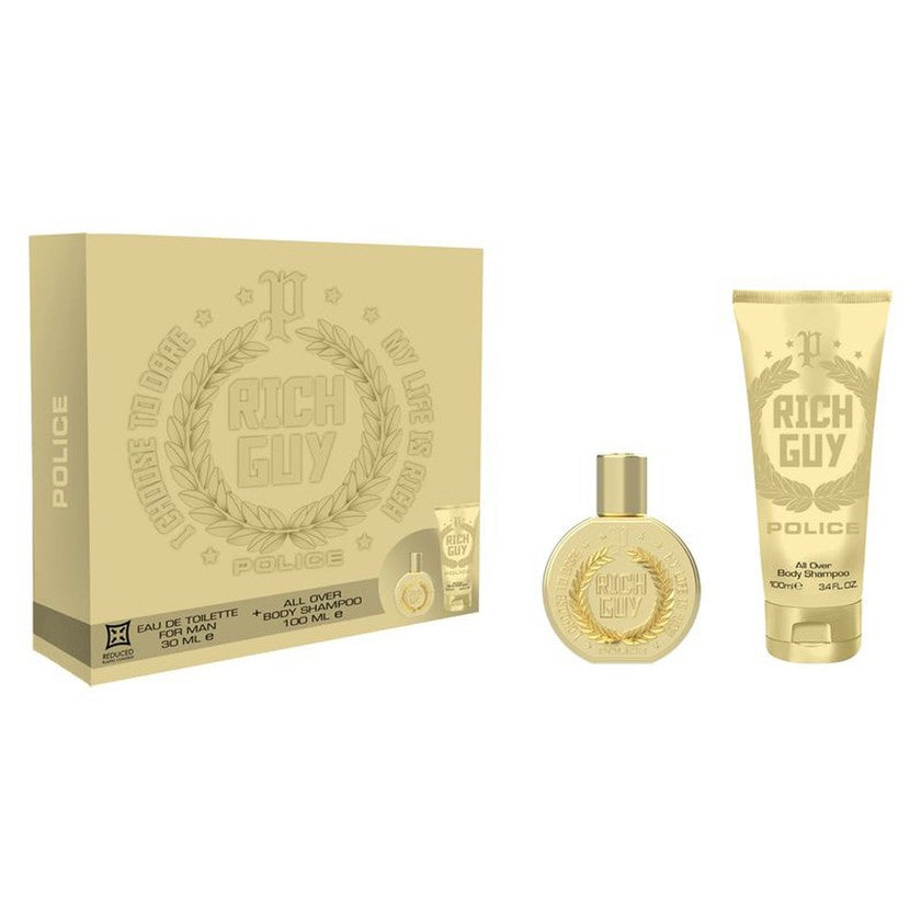Police Rich Guy For Man -lahjapakkaus - Rich Guy For Man Eau De Toilette 30 Ml + Shower Gel 100 Ml 1 yksikkö