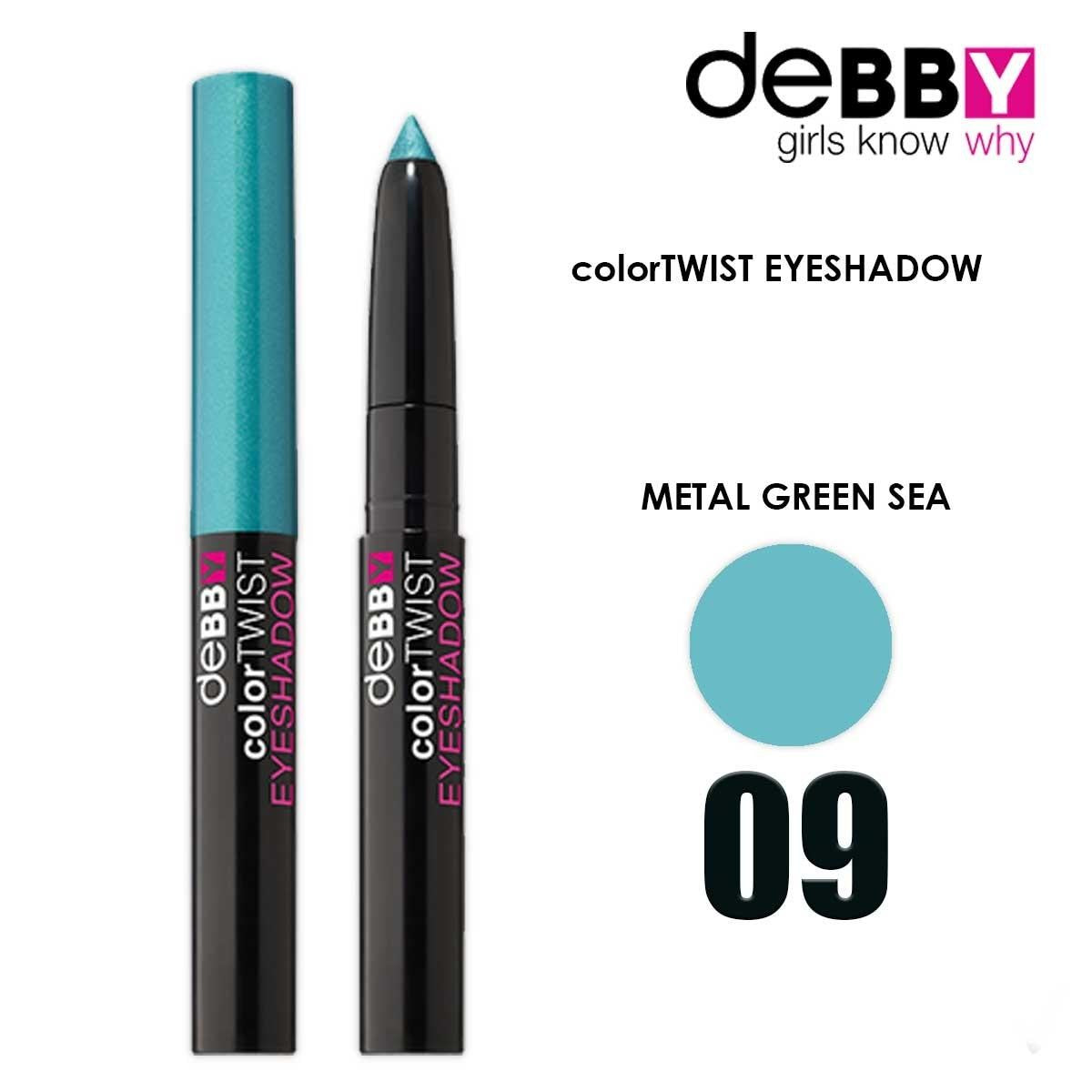 Debby Color Twist Luomivärikynä '09 Metal Green Sea
