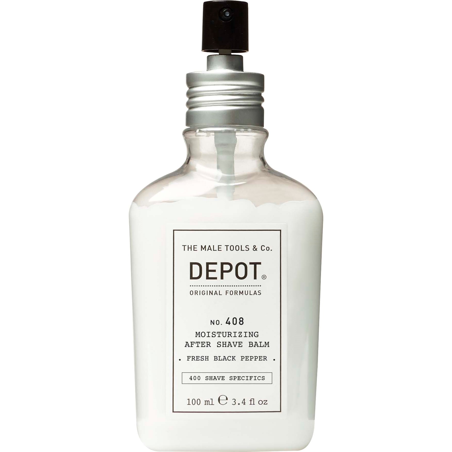 DEPOT MALE TOOLS No. 408 Moisturizing After Shave Balm Fresh Black Pepper 100 ml