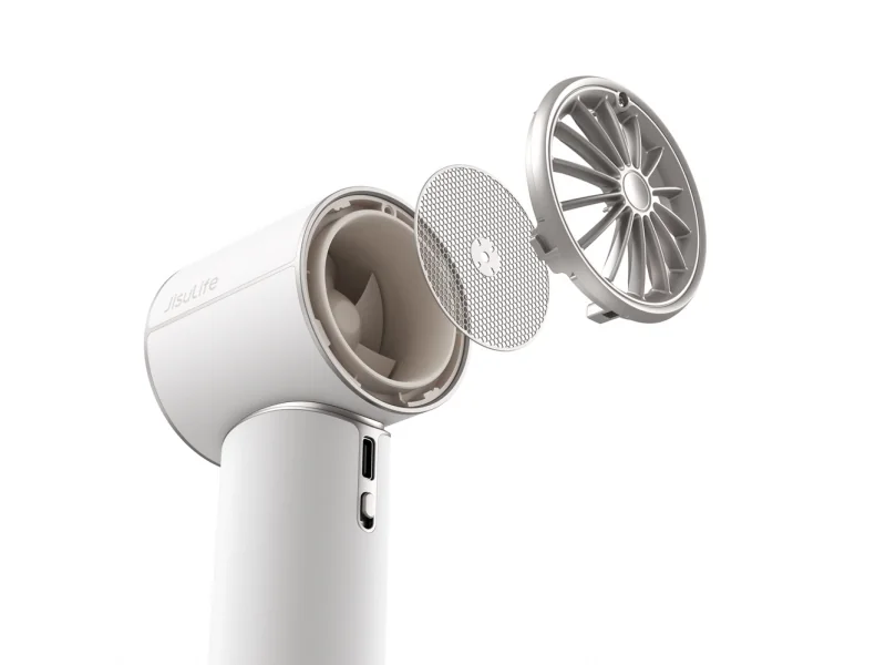 Jisulife Handheld Fan Pro1 Mini 4250mAh USB-C Portable Fan Blower - White