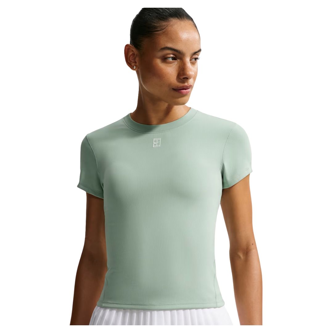 Nike Court Advantage Women Dri-FIT T-shirt Steam/White