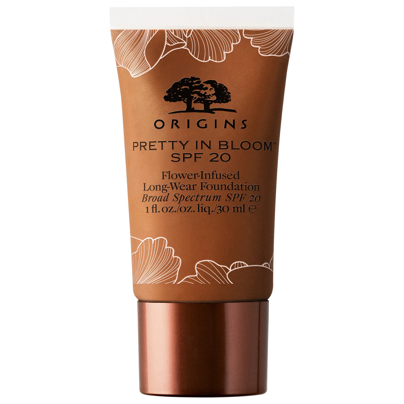 Origins, Pretty In Bloom, pitkäkestoinen, kermainen meikkivoide 710 Very Deep Cool SPF 20 30 ml