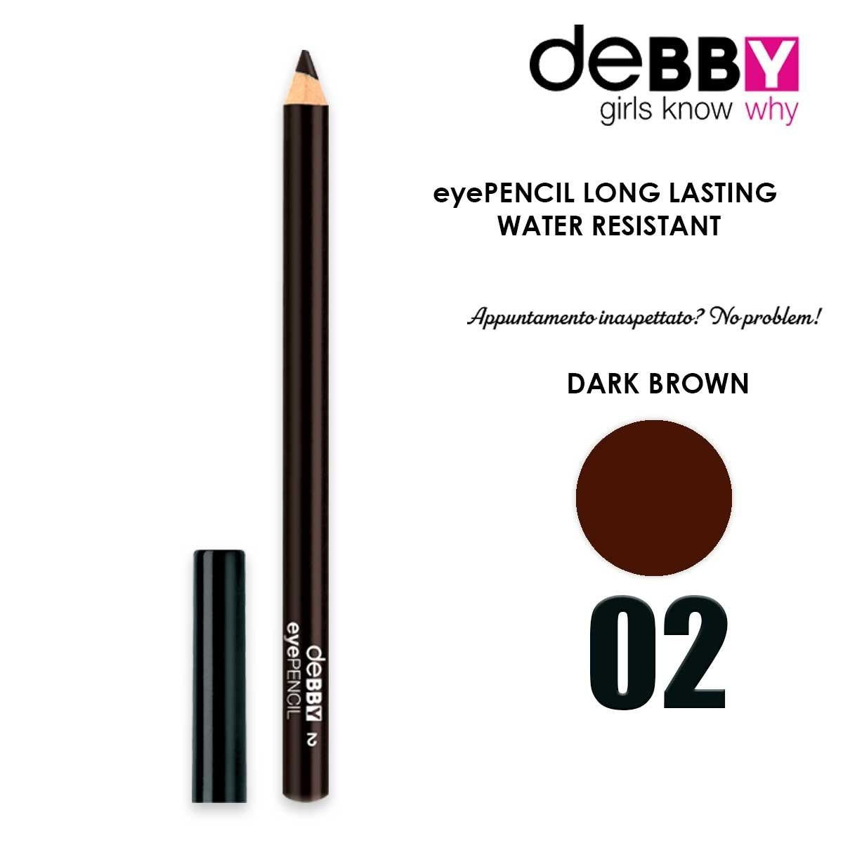 Debby Pitkäkestoinen, vedenkestävä silmäkynä Eyepencil 2