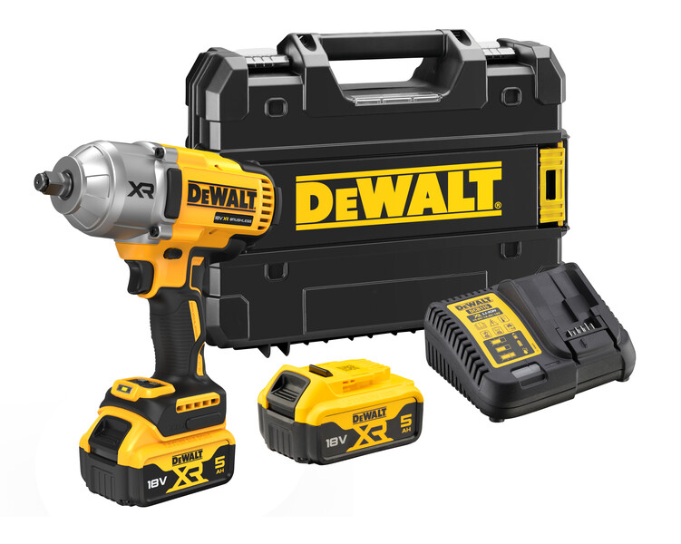 DeWALT 18V XR DCF900P2T-QW 1/2 nutrunner 2x5Ah