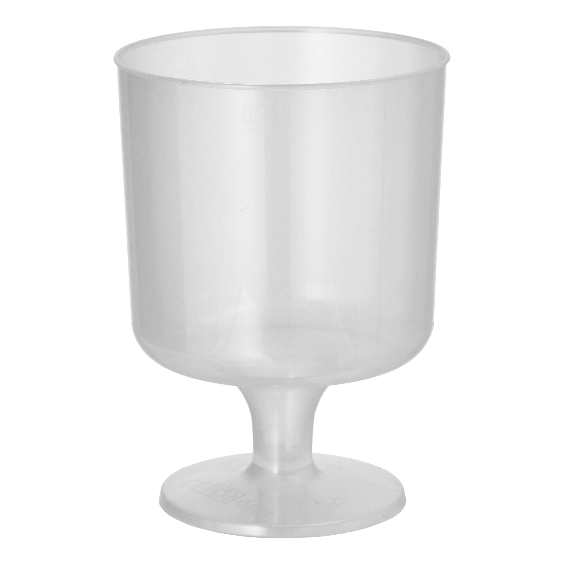 Viinilasi - Uudelleenkäytettävä, muovi, 200 ml,10 kpl