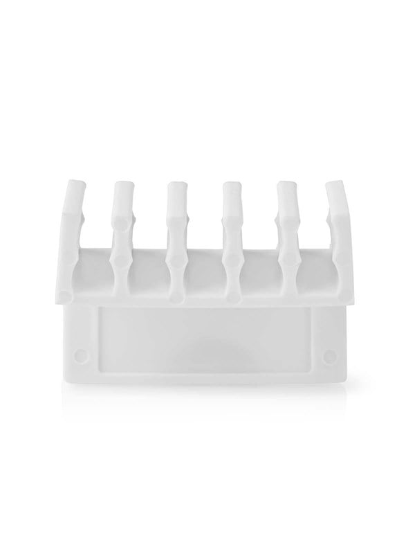 Nedis Johdotusjärjestelmä | Kaapeli Clip | Klikkaa ja Go | 2 kpl | Paikkojen määrä: 5 Paikkaa | Suurin kaapelin paksuus: 7.1 mm | Polypropylene | Valkoinen