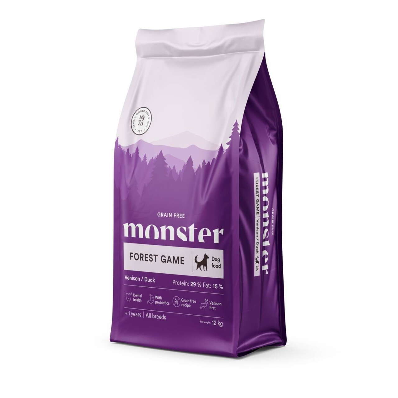 Monster Dog Grain Free Forest Game 12 kg