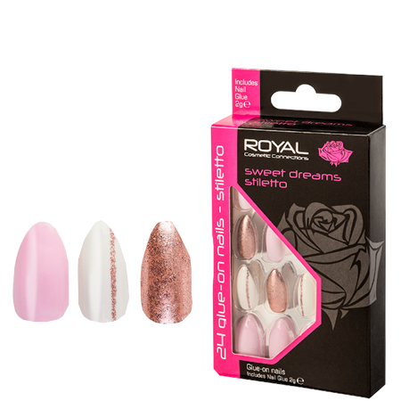Royal Tekokynnet Sweet Dreams Stiletto - 24 kpl
