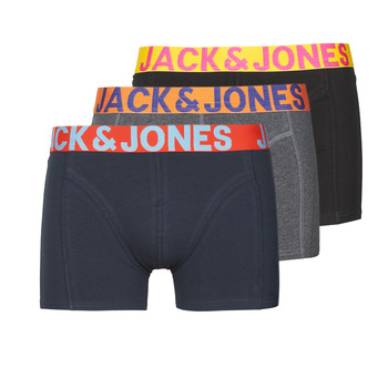 JACK & JONES Bokserishortsit 'JACCrazy' tummansininen / antrasiitti / oranssi / musta