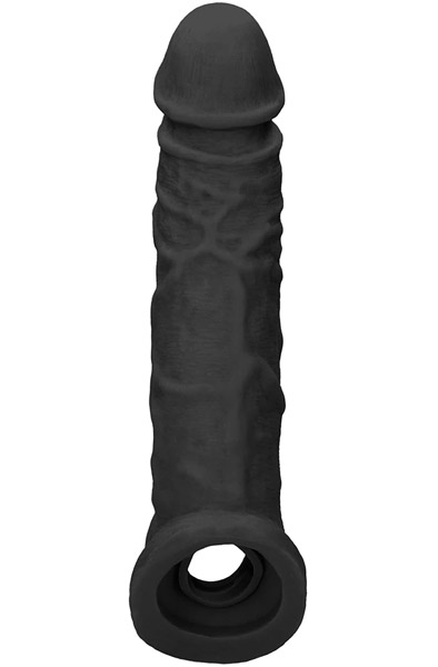 Penis Sleeve Black 20 cm Penis sleeve