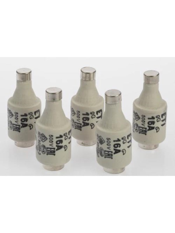 Nordic Quality Diazed DZ II fuses, 16A, 5 pcs