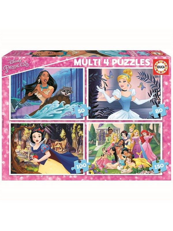 Educa 50-80-100-150 Disney Prinsessa