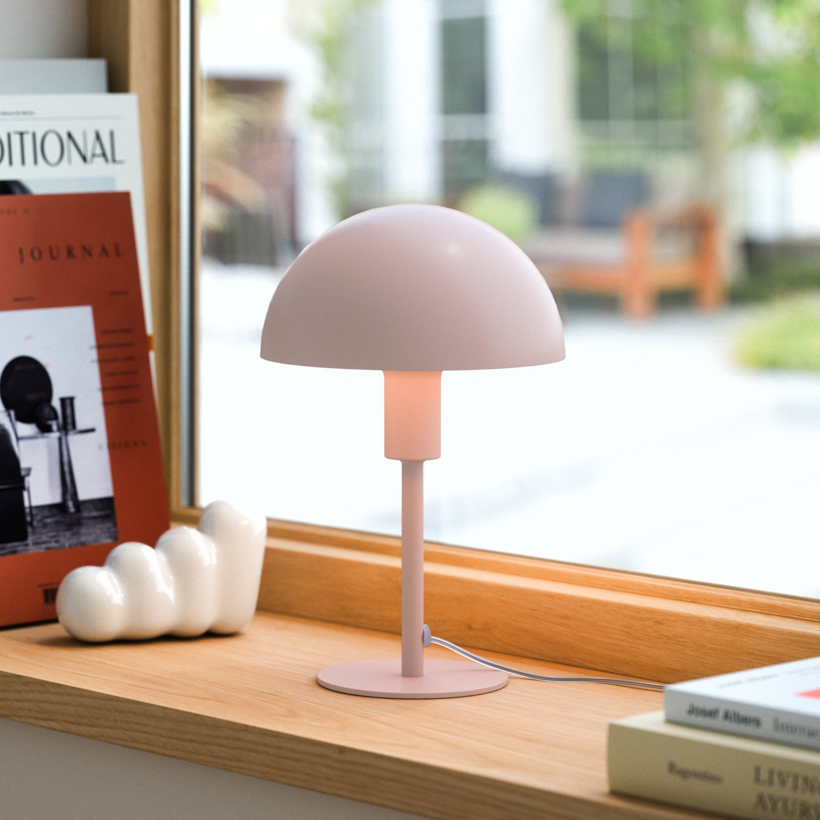 Ellen Mini pöytävalaisin Dusty Rosa - Nordlux - Olohuone - Skandinaavinen - Metalli - Varjostimella