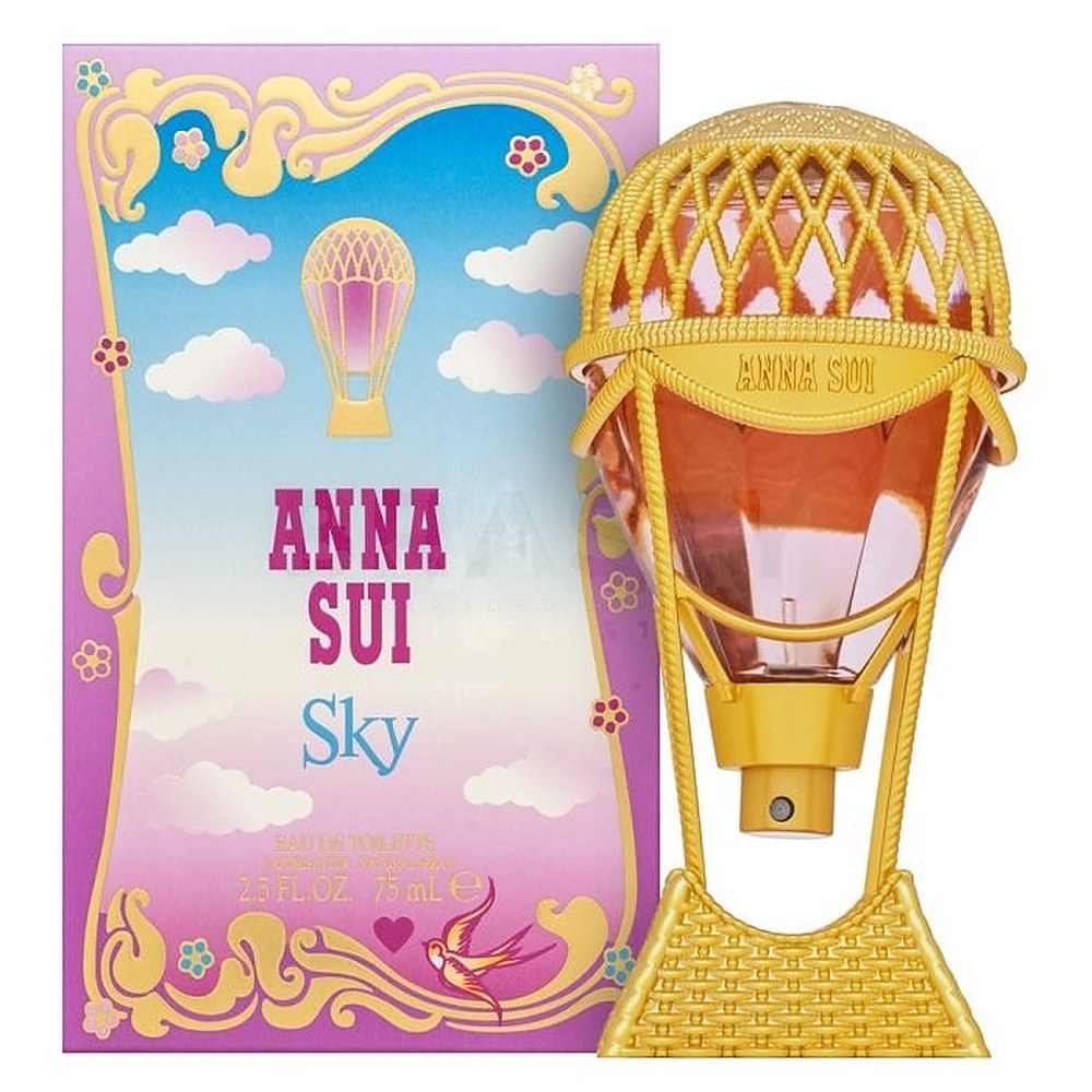Anna Sui Sky Eau de Toilette Naisille 75 ml Raikas ja Kevyt Hajuvesi