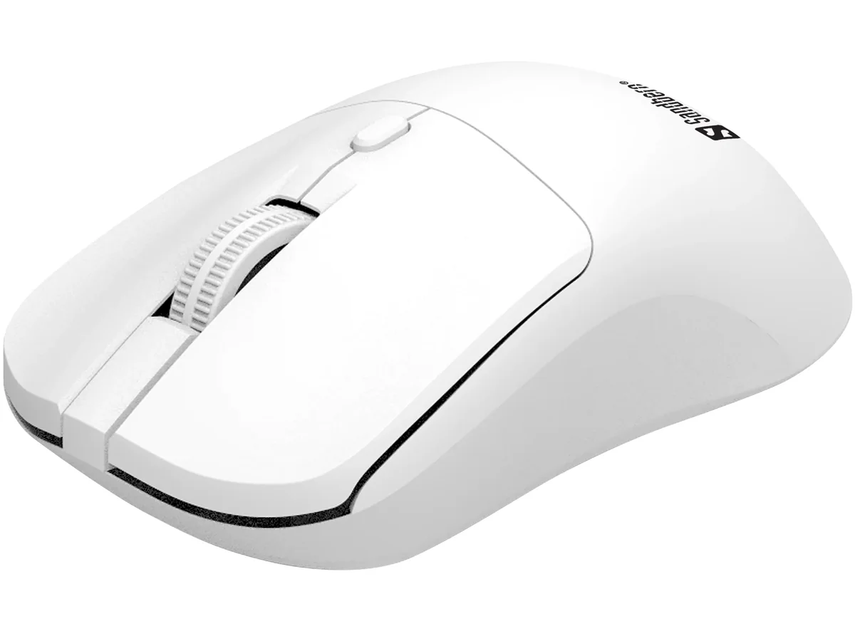 Sandberg Wireless Mouse Saver - Hiiri - Optinen - 4 painiketta - Valkoinen