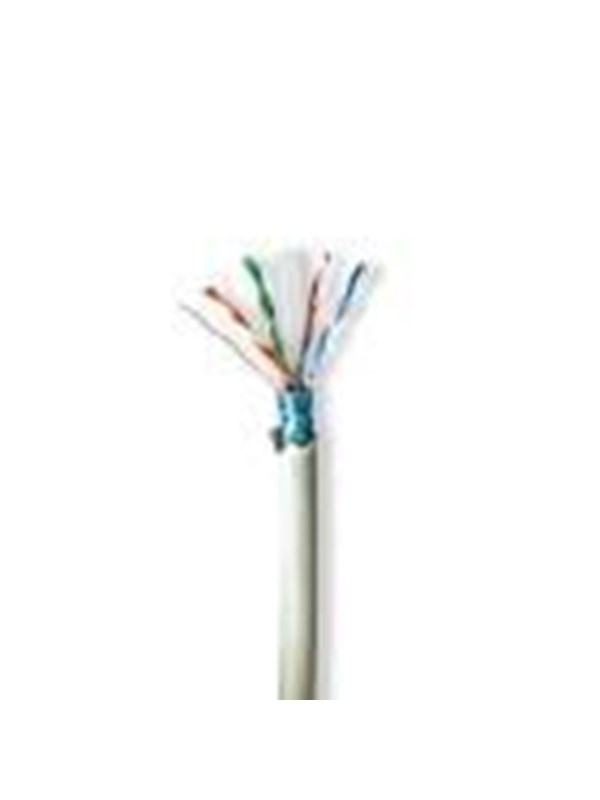 Nedis Network Cable Roll | CAT6 | Stranded | F/UTP | Bare Copper - Harmaa - 50m