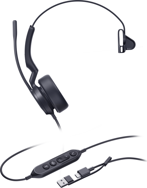 Yealink UH44 Mono - Teams - USB-C/A