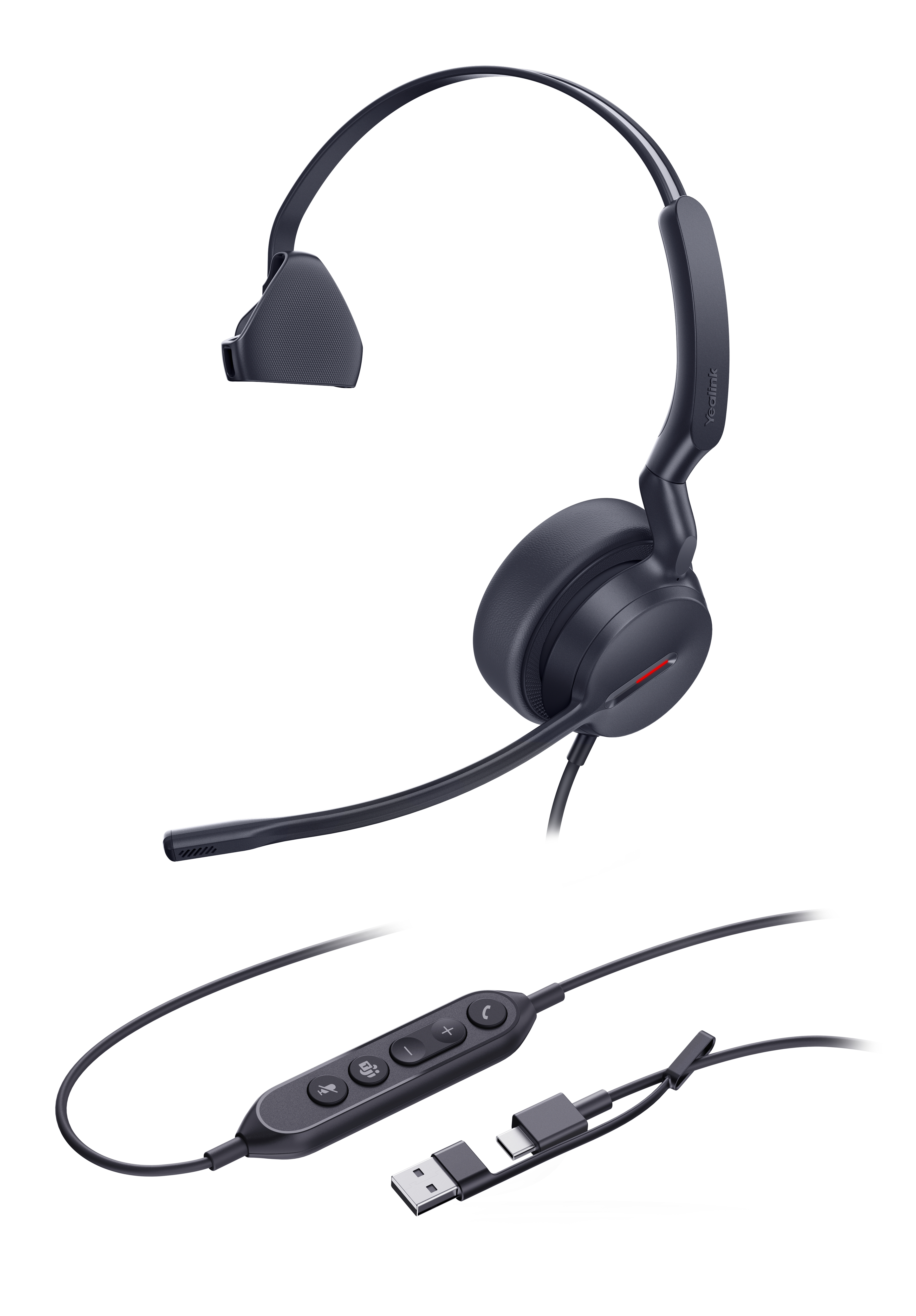 Yealink UH44 Mono - Teams - USB-C/A