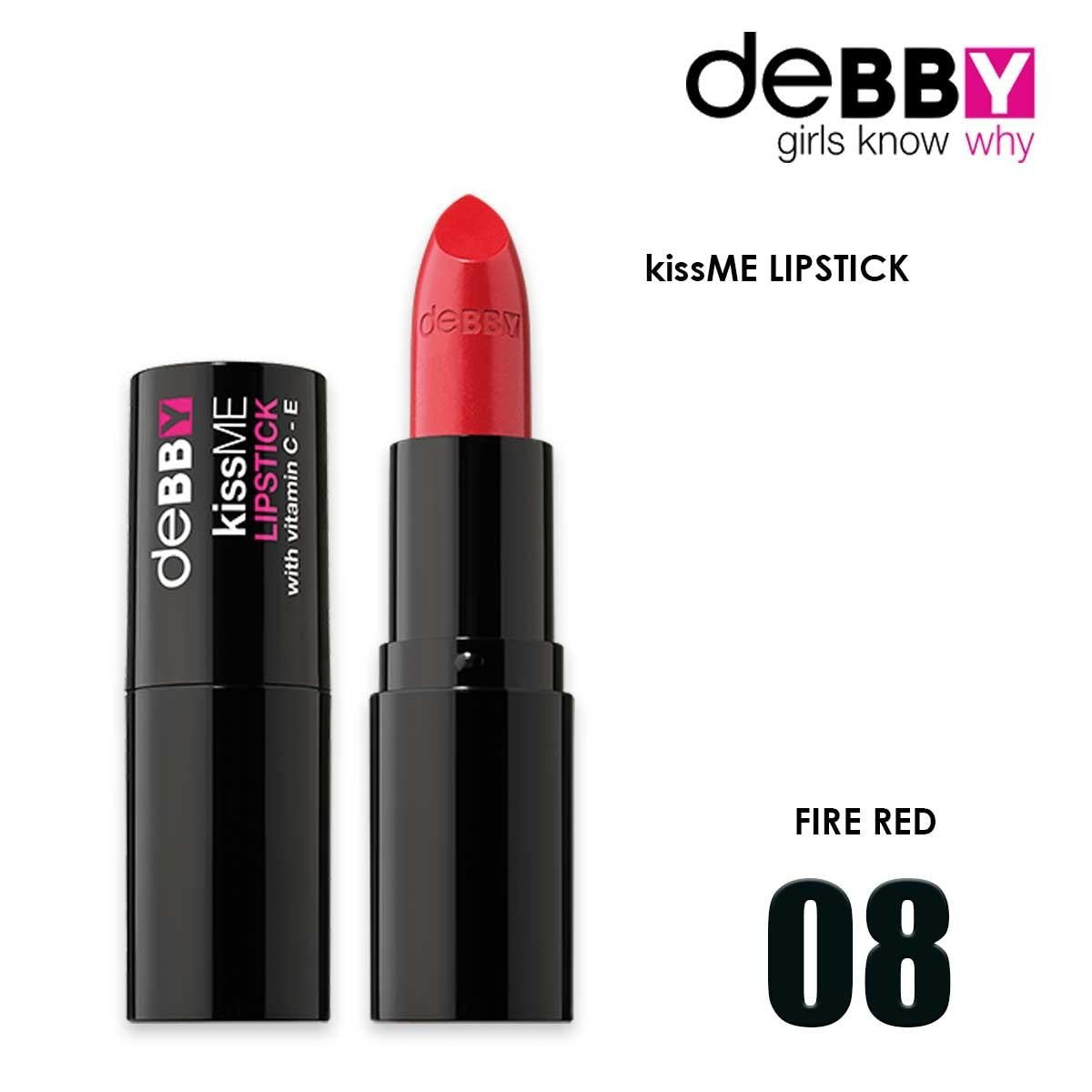 Debby Huulipuna Kiss Me Rossetto Cremay 08